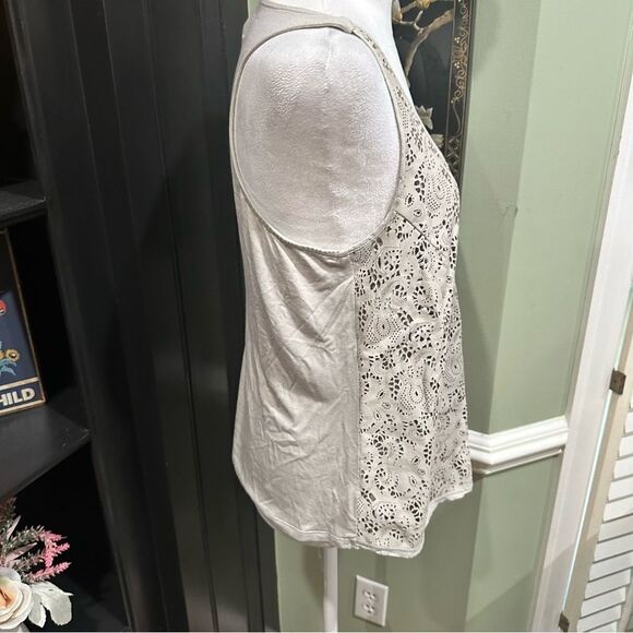 PJK Patterson J. Kincaid Leather Eyelet Tank Top – Size M - Picture 5 of 11